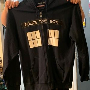 Doctor Who XL zip up hood